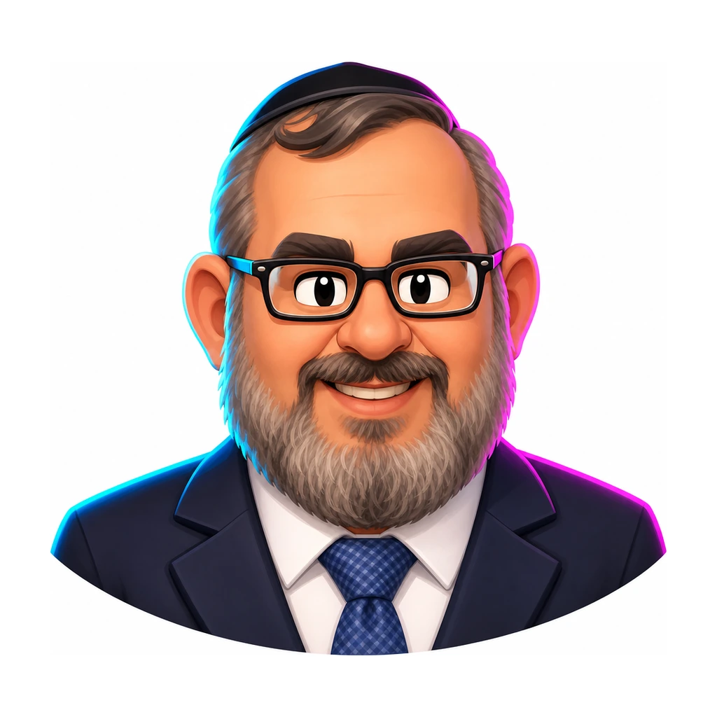 איור מסוגנן של יעקב אשר (איור, לא צילום)